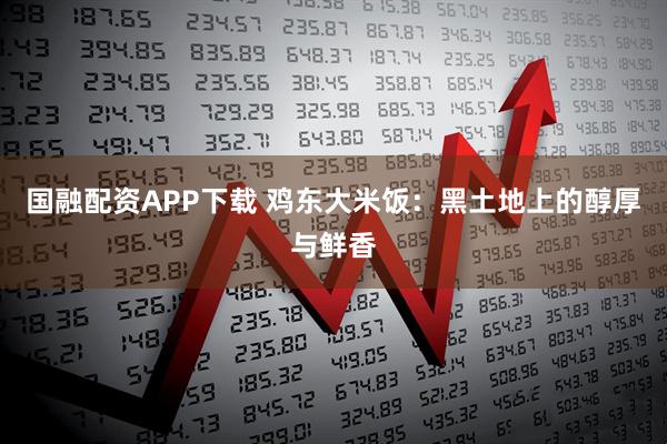 国融配资APP下载 鸡东大米饭：黑土地上的醇厚与鲜香