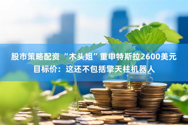 股市策略配资 “木头姐”重申特斯拉2600美元目标价：这还不包括擎天柱机器人